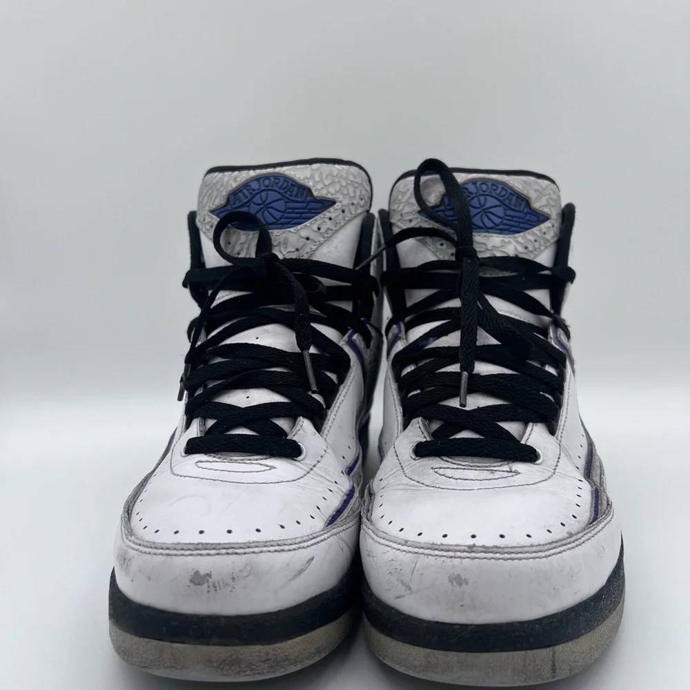 Nike Air‎ Jordan 2 II Retro Men Sneaker Dark Concord White 385475-153 Sz 10